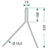 Horsch 31054301 Palec zagarniający, podwójny