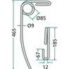 Palec zagarniający 9x465 Nordsten, Kongskilde pasuje