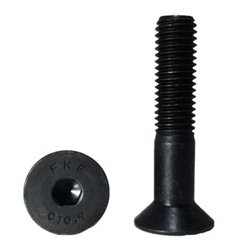Śruba M16x80 kl.10.9 imbus stożek półgwint czarna