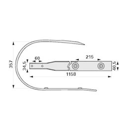 Osłona podbieracza Krone Comprima CF 155, CV 150, F 125, F 155, V 150, Ultima CF 155