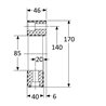 Element gumowy sprzęgła LF25 60SH