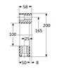Element gumowy sprzęgła LF30 60SH