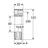Element gumowy sprzęgła LF12 60SH