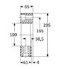 Element gumowy sprzęgła (4) LF80 60SH
