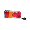 Lampa tylna zespolona LED 12/24V, lewa kierunek, pozycja, stop, odblask, przeciwmgielne, tablica Bayonet 5