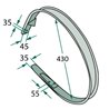 Osłona podbieracza Welger 430mm RP 15 2a