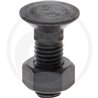 Śruba płużna M12x35mm kl.12.9, łepek 24mm z nakrętką 25 szt.