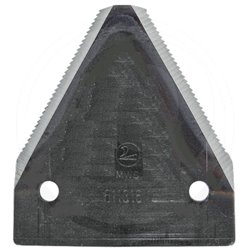 Nożyk kosy dolnoryflowany drobny ząb 2,7 mm, szer.76/51,5 dł.84mm -nit 6,5 mm 6113160