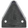 Nożyk kosy 2,7mm, szer.76/51,5 dł.84mm -nit 6,5/20 dolnoryflowany drobny ząb 6113160