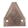 Nożyk kosy 2,7mm, szer.76/51,5 dł.84mm -nit 6,5/20 dolnoryflowany drobny ząb 6113160