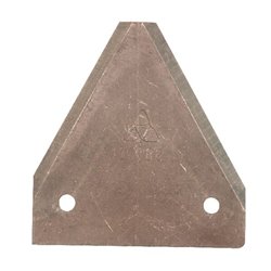 Nożyk kosy 2,0mm, szer.76/51 dł.80mm -nit5,5/ gładki, 2 mm