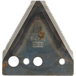 Nożyk kosy ESM 2,0mm, szer.76/51,5 dł.80mm -nit 5,5/ -25szt.