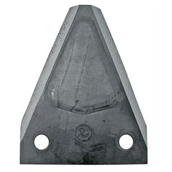 Nożyk kosy 2,7mm, szer.58/38 dł.76mm -nit 6,4/11 -25szt.
