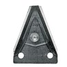 Nożyk kosy ESM 2,5mm, szer.58/38 dł.76mm -nit 6,4/11