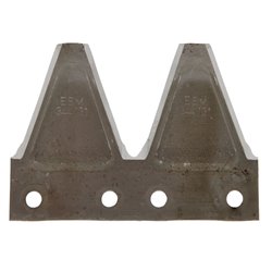 Nożyk kosy 2,5mm, szer.51/31 dł.75mm -nit 6,3/