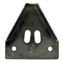 Nożyk kosy 2,7mm, szer.76/51,5 dł.81mm -nit 6,5/15-25szt. górnoryflowany droby ząb 