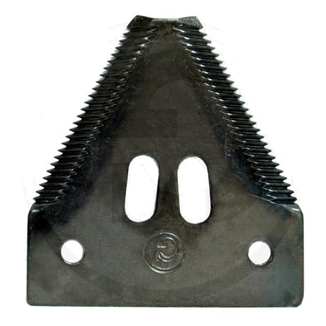 Nożyk kosy 2,7mm, szer.76/51,5 dł.81mm -nit 6,5/15-25szt. górnoryflowany droby ząb 