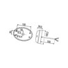Lampa tylna, LED 2SB343390091 Hella 6416386915618