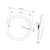 Lampa tylna LED Ø140 mm 2SD357026001 Hella 4082300553611