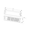 Lampa tylna wielofunkcyjna LED 2VA357021001 Hella 4082300553482