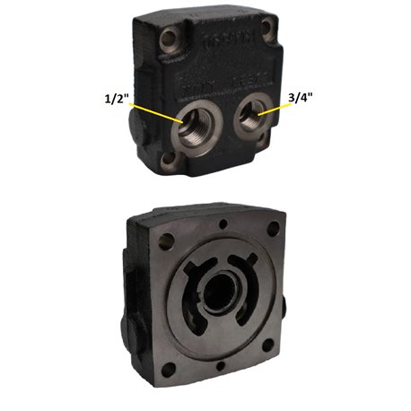 Hypro 0254-2500C2 Płyta końcowa silnika (zawiera łożysko igiełkowe) (35)