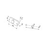 Lampa tylna zespolona lewa Landini, Massey Ferguson Cobo 8716106718955
