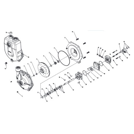 Hypro 2406-0002 Korek spustowy/odpowietrzający 1/2” NPT Model SP (1A)