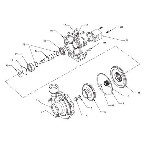 Hypro 2500-0046 Silnik hydrauliczny(GM12) (21)