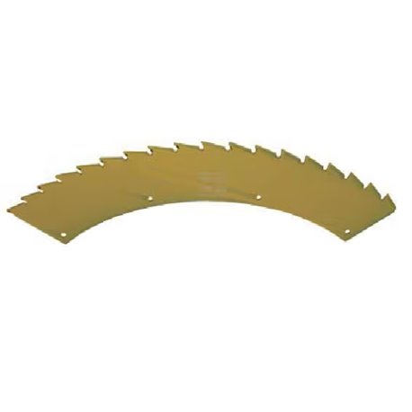 Nóż tnący 416x2,5mm lewy Kemper duże bęben MWS Germany 