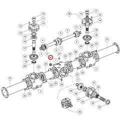 Korek poziomu olejuØ1", SRT8/1800 - 540/350 - 10°