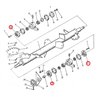 2208030191 Pokrywa łożyska duża, metalowa z otworem System.Object[] 5700037383149