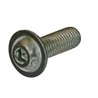 Wkręt grzybkowy z kołnierzem kl. 10.9 ocynk , M5 x 25 mm