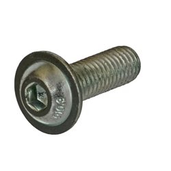Wkręt grzybkowy z kołnierzem kl. 10.9 ocynk , M6 x 40 mm