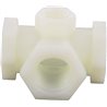 Trójnik 1/2" żeński z 1/4"