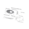 Lampa obrysowa LED, 310p 12 V 1400300310P Waś 5700037439655
