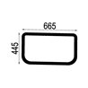 AL220911 Szyba John Deere dachowa