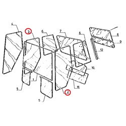 7700017134 Szyba Renault kabiny Vapormatic 5035776707766