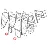 (5) Szyba Renault przednia dolna 385x450, TS, TX, TZ .7700017128