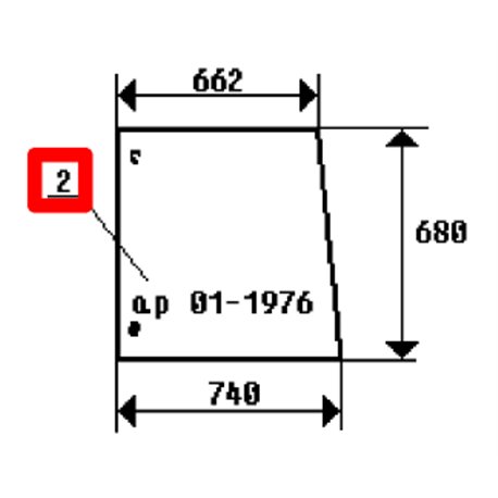 Szyba Renault boczna prawa i lewa 6005001531
