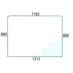 Szyba przednia 6005028931, 7700669191