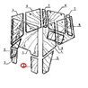 7700669197 Szyba Renault przednia dolna lewa Claas