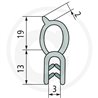 Nakładka krawędziwa górna uszczelka 19/32 -1m4059139279548