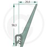 Nakładka krawędziwa 2,4mm z płetwą 26,6 -1m4059139279906