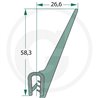 Nakładka krawędziwa 2,4mm z płetwą 26,6 -1m