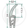 Nakładka krawędziwa 1-2.5mm z płetwą 13,3 -1m4059139279791
