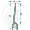 Nakładka krawędziwa 2-4mm z płetwą 39m- 5m4059139280261