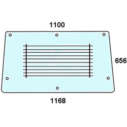 84368071 Szyba Case tylna, podgrzewana, Kramp 8719493007176