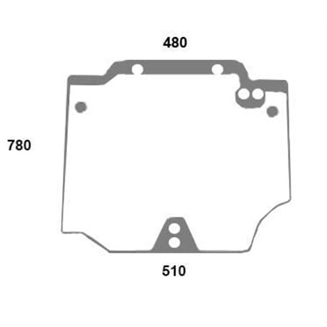 Tylne okno, CNH 449118212200-44911821G