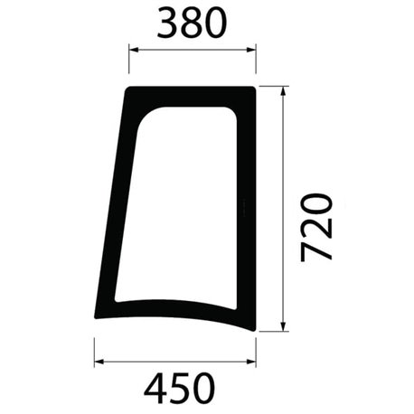Case 44910542 Szyba boczna prawa2200-44910542G