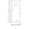 Nożyk kosiarki rotacyjnej lewy 83x49x5 mm otwór Ø 18.50 mm okrągły pasuje do Lely